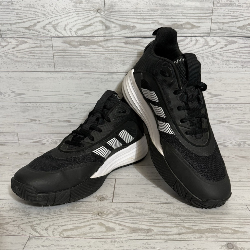Adidas Own The Game 3 Basketball Shoes Mens Sz 8 Athletic‎ Sneakers Black If4568
